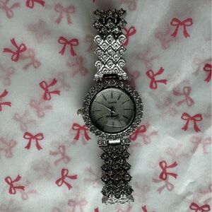 Affordable Fashion Finds Silver Crystal Bracelet Watch